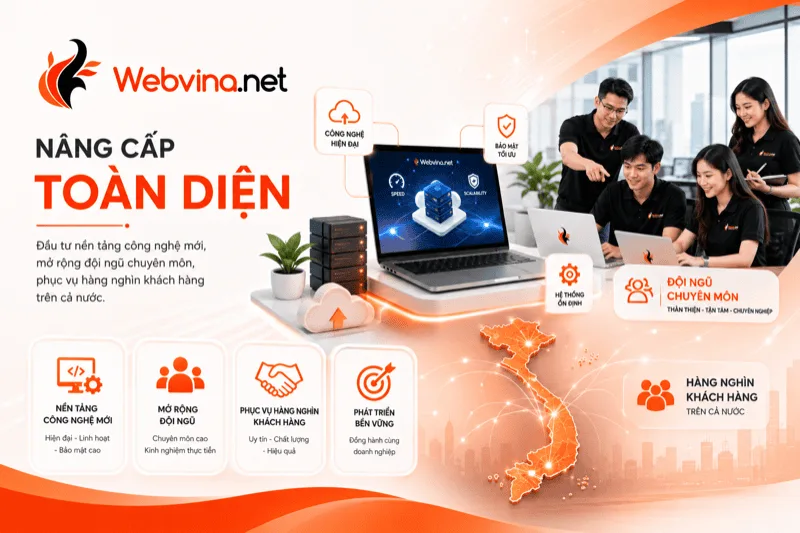 Nâng cấp toàn diện