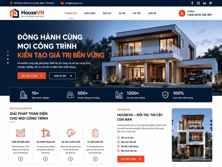 Thiết kế web chuyên nghiệp chuẩn SEO