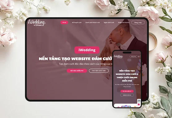 iWedding — Nền tảng website đám cưới