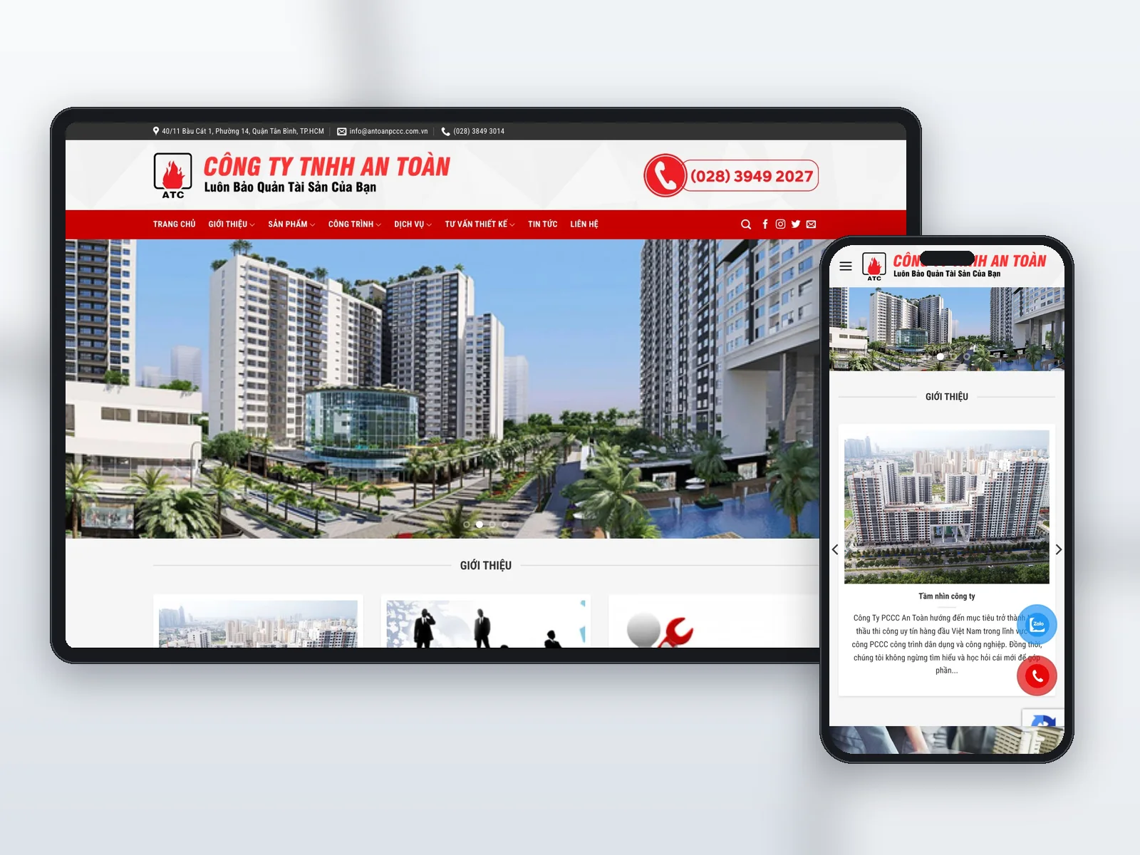 An Toàn PCCC — Thiết bị và dịch vụ phòng cháy chữa cháy