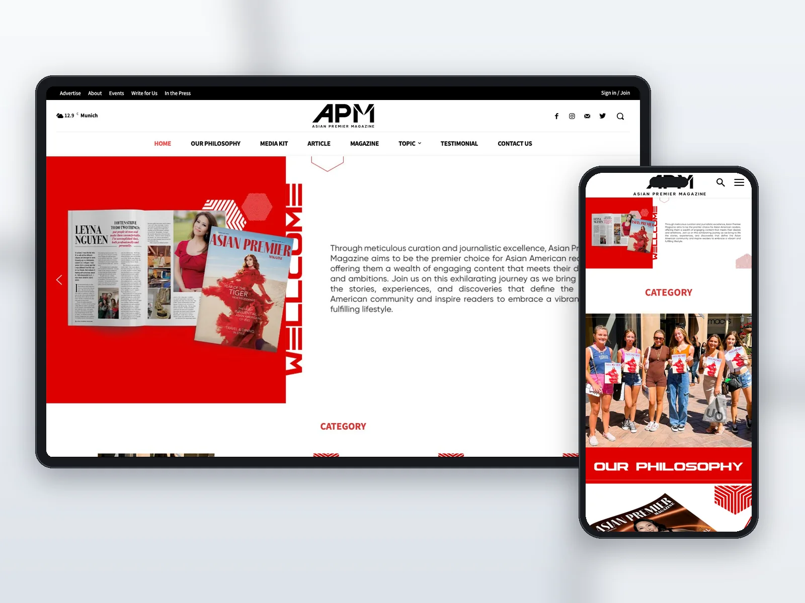 Asian Premier Magazine — Tạp chí cộng đồng châu Á