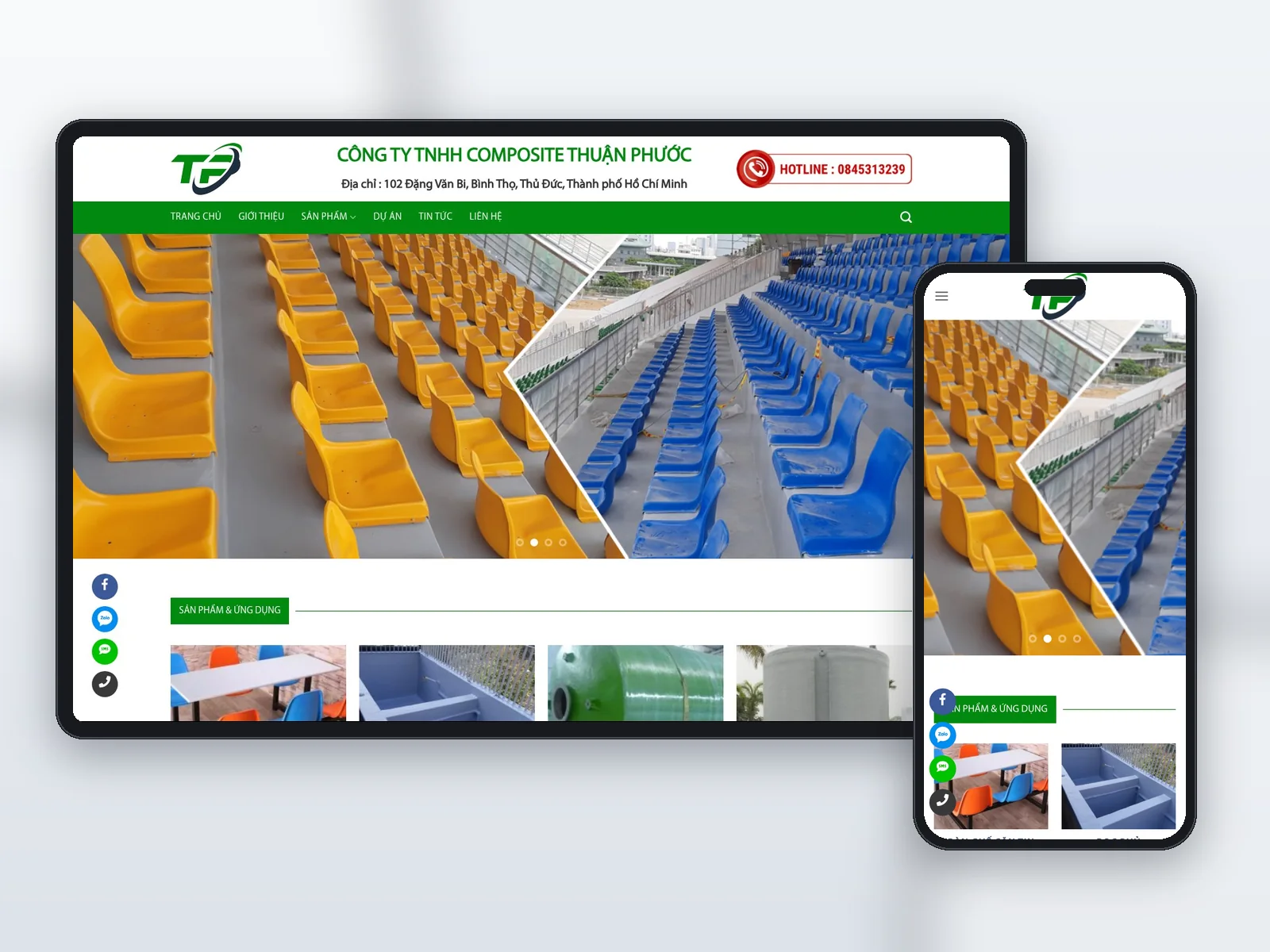 Composite Thuận Phước — Bọc phủ composite