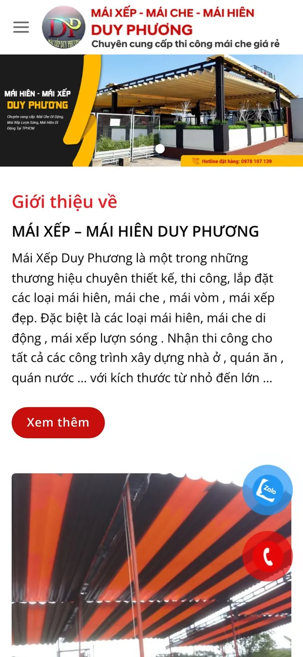 Giao diện trên điện thoại