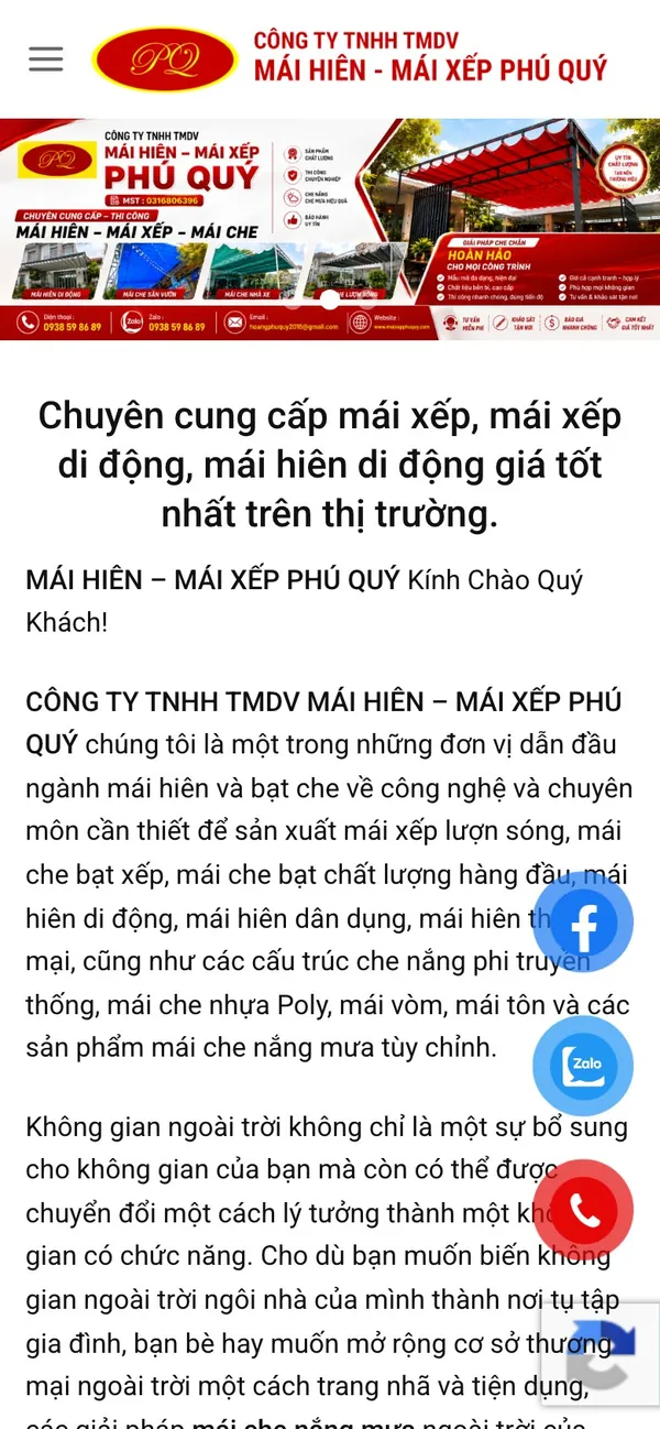 Giao diện trên điện thoại