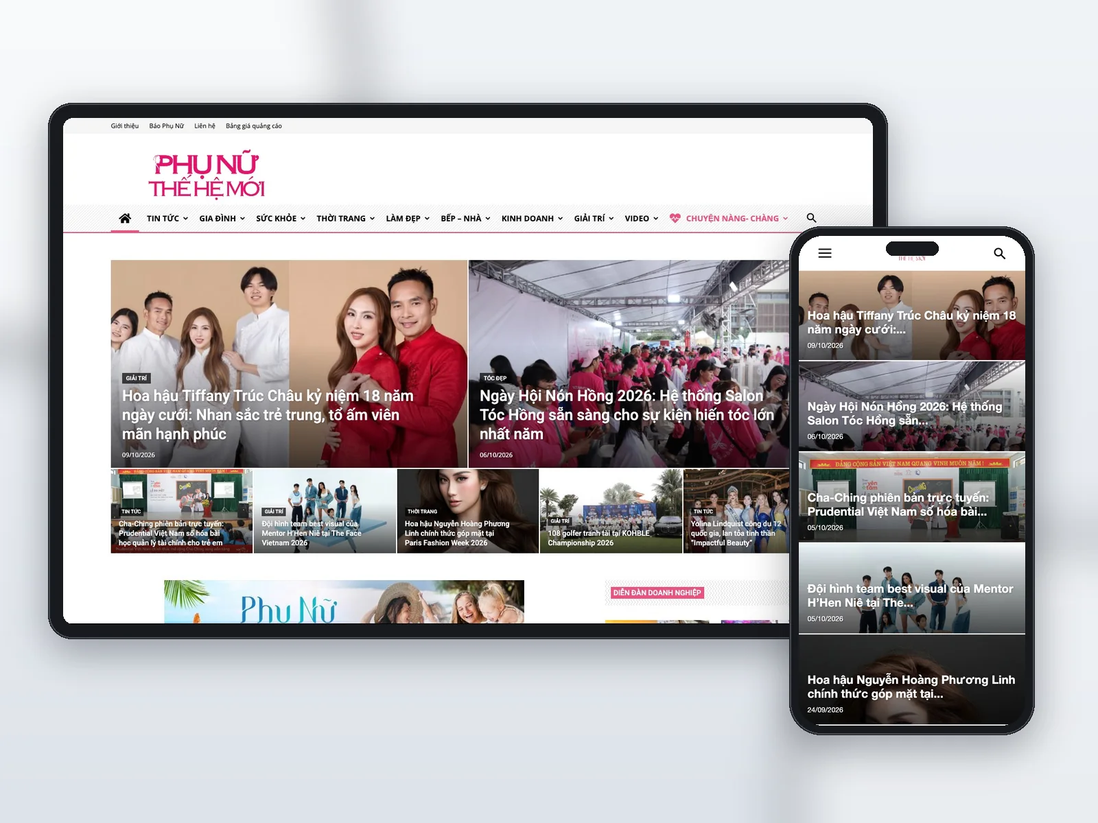 Phụ Nữ Thế Hệ Mới — Chuyên trang phụ nữ hiện đại