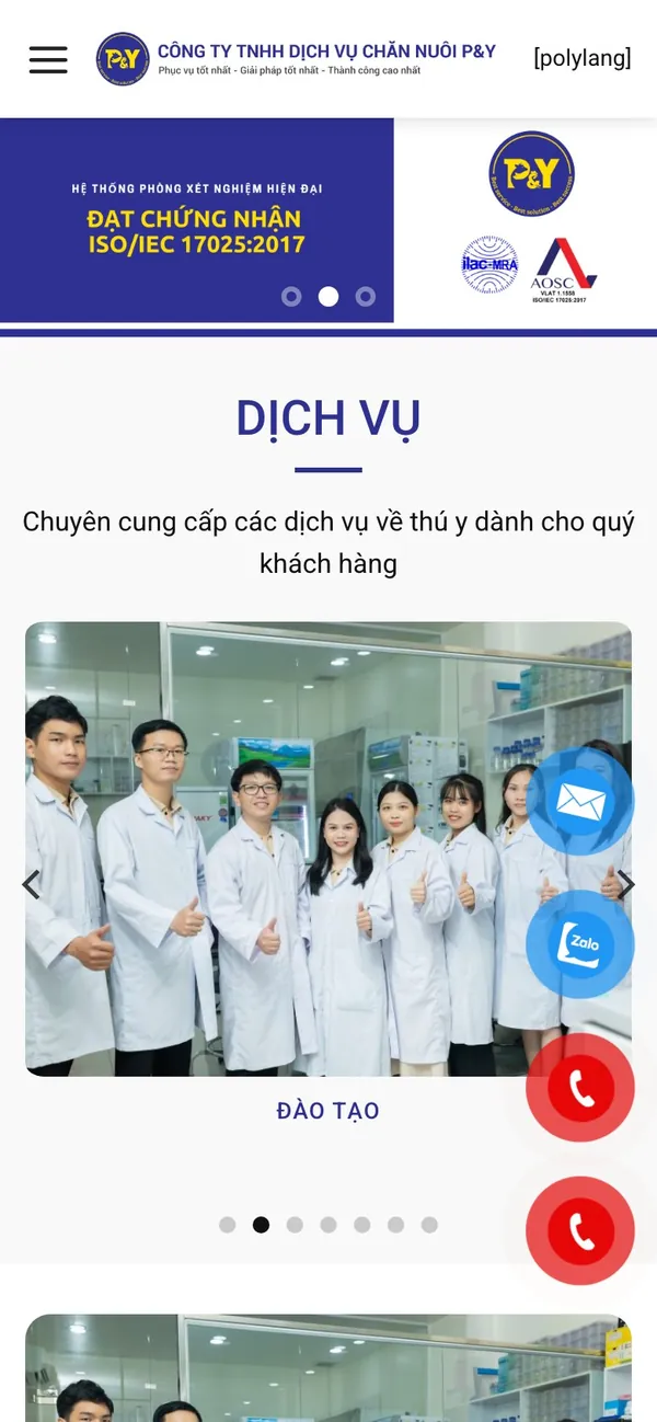Giao diện trên điện thoại