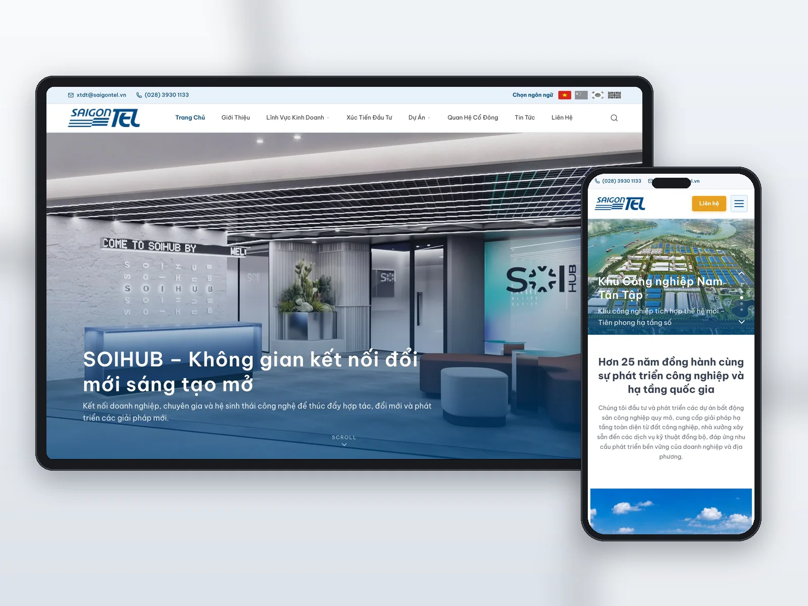 SaigonTel — Hạ tầng công nghiệp, đô thị và dịch vụ