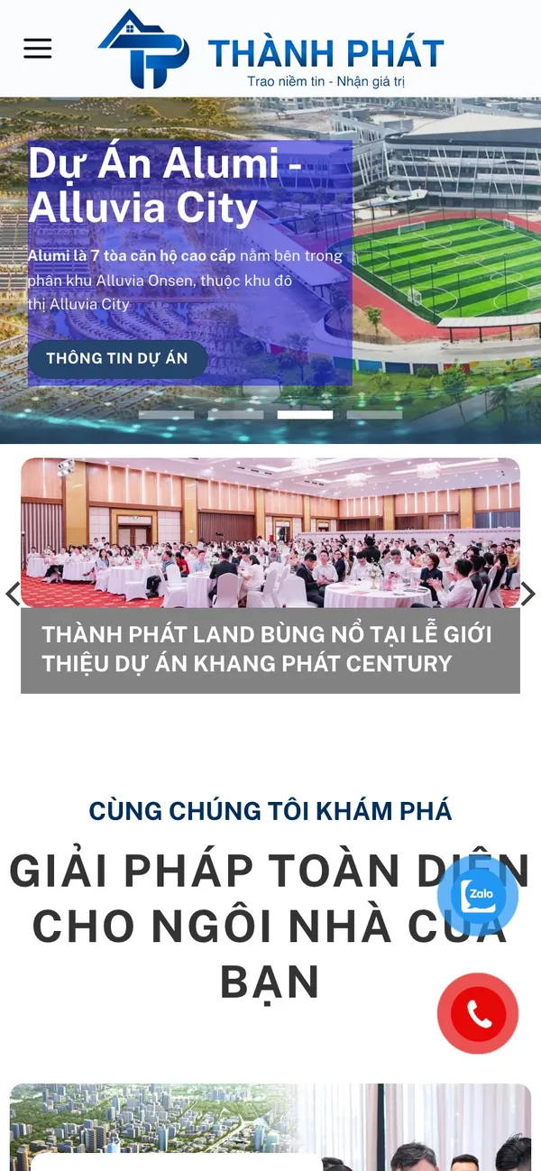 Giao diện trên điện thoại