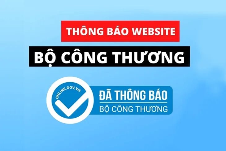 Hướng dẫn thông báo và đăng ký website với Bộ Công thương