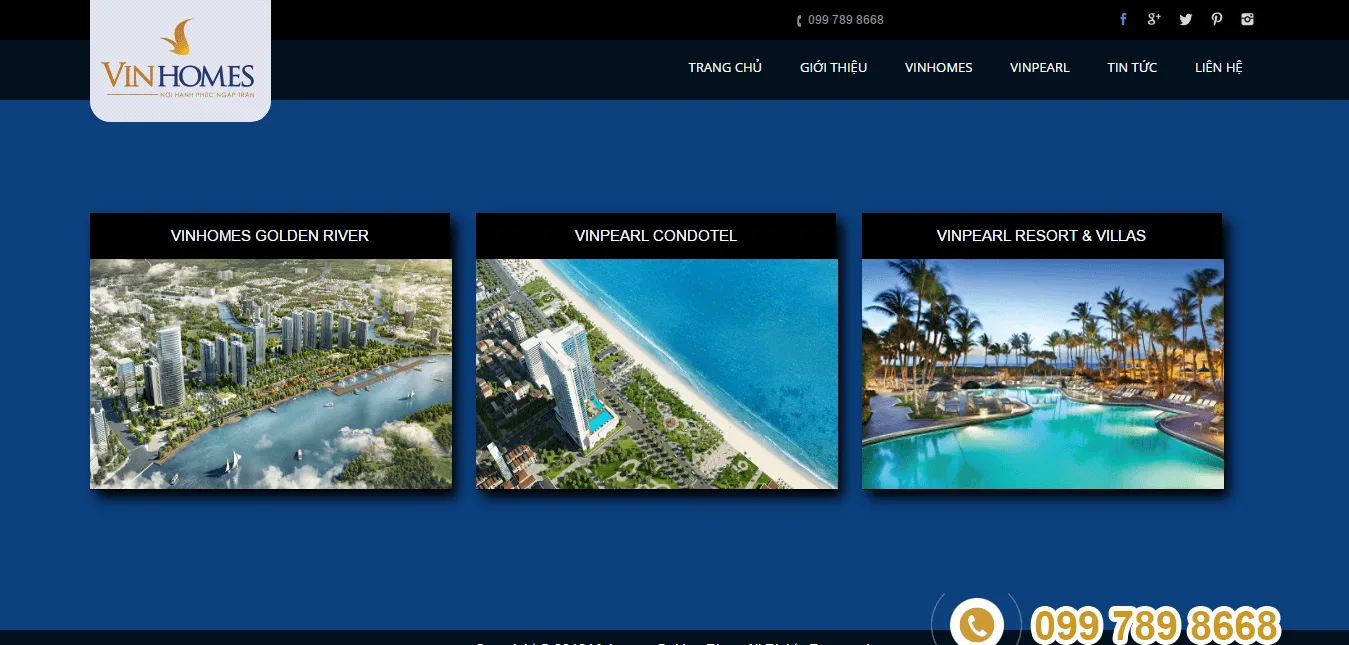 Thiết kế website bất động sản Basonquan1.net thiet ke website bat dong san