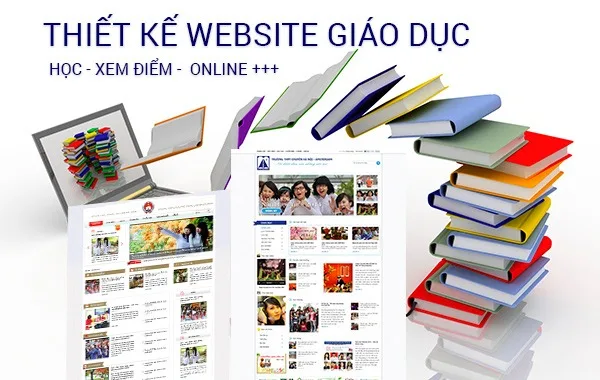 Thiết kế website giáo dục, thiết kế website đào tạo, thiết kế web trường học thiet ke website truong hoc