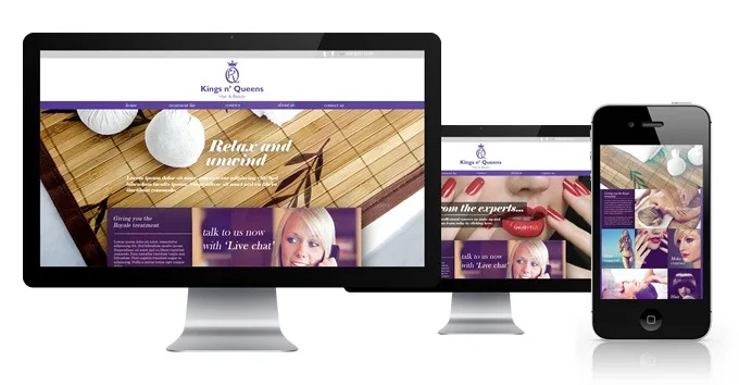 thiet ke website spa