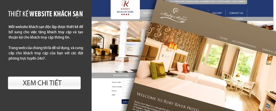 thiet ke website khach san